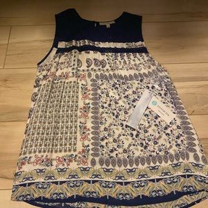 Size small blue tank top